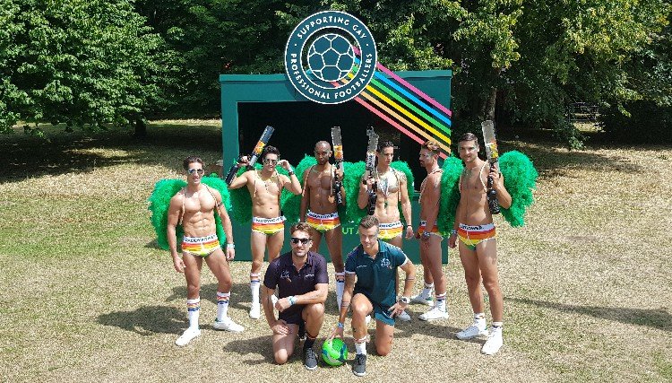 T-shirt launchers at Brighton Pride