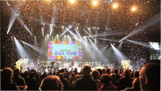 Confetti Cannons at Echo Arena