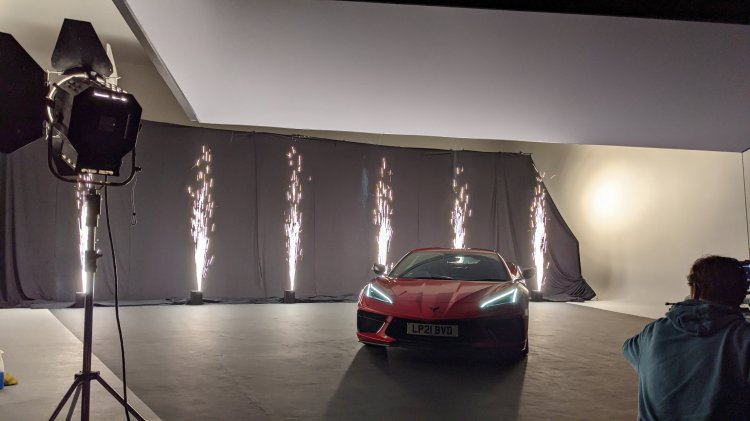 Spark Machines add a dynamic backdrop to Top Gear shoot