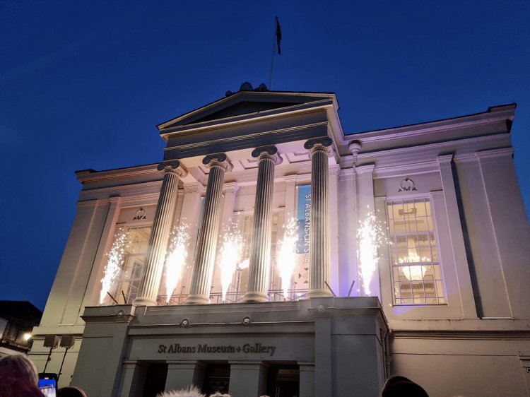 St Albans celebrated the Queen’s Platinum Jubilee with a giant street party, topped off with pyrotechnics and streamer cannons.